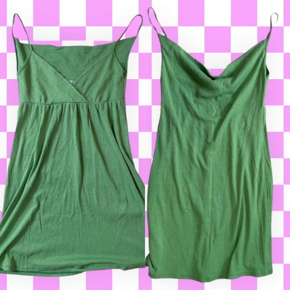 Vintage Michael Stars Green Reversible Dress OS